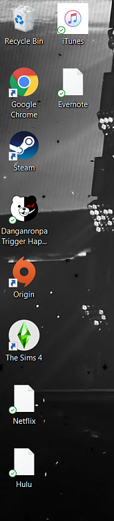 165x750 Desktop Shortcut Icons Showing Up As Blank Document Icons