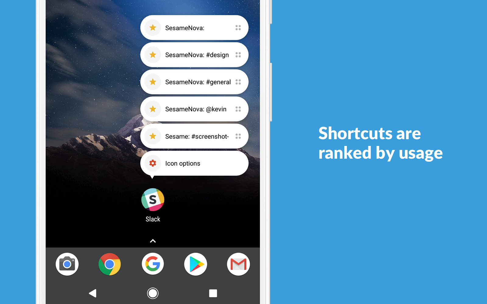 1600x1000 Sesame Shortcuts Slack App Directory