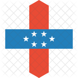 256x256 Netherlands Antilles Flag Icon Of Flat Style