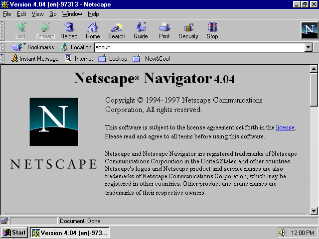 640x480 A Visual Browser History, From Netscape To Mozilla Firefox