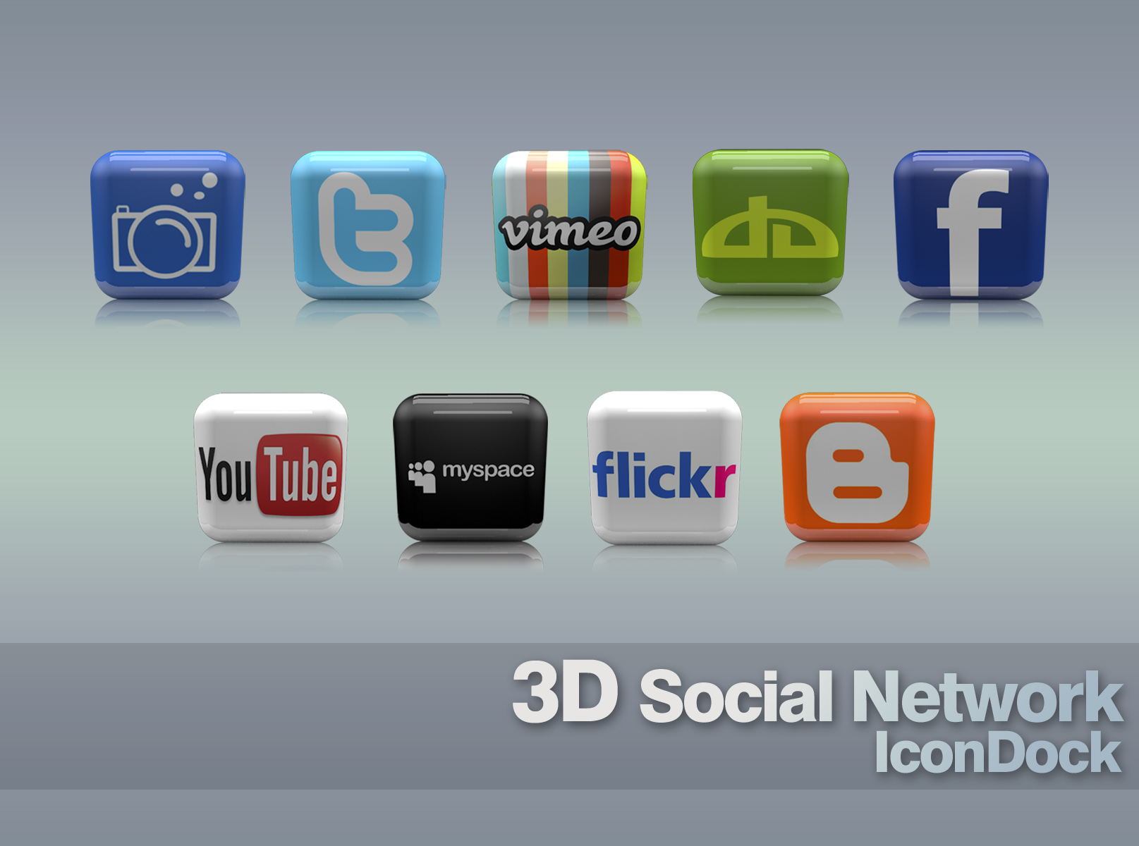 Network 3d Icon