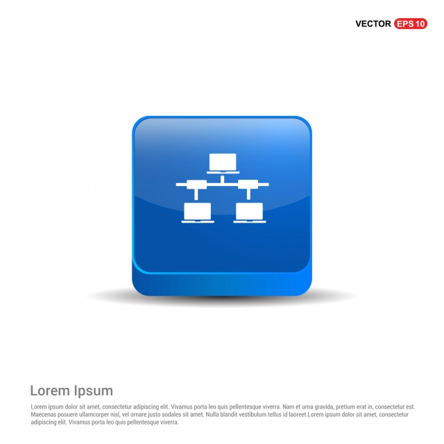 640x640 Network Icon Blue Button, App, Background, Button Png