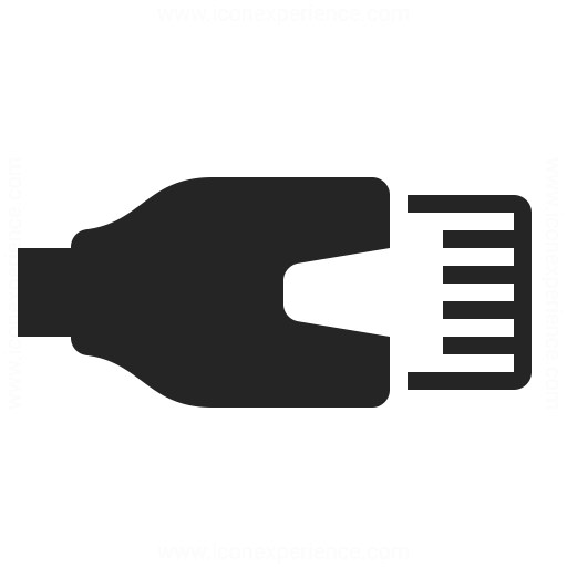 512x512 Plug Lan Icon Iconexperience