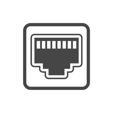 450x450 Ethernet Cable Icon Royalty Free Vector Graphics