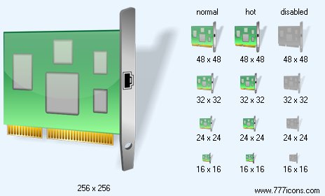 464x280 Network Card With Shadow Icon Image Network Icon Library For Vista