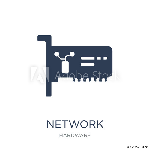 500x500 Network Interface Card Icon Trendy Flat Vector Network Interface