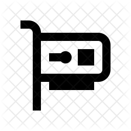 256x256 Network Card Icon Of Line Style