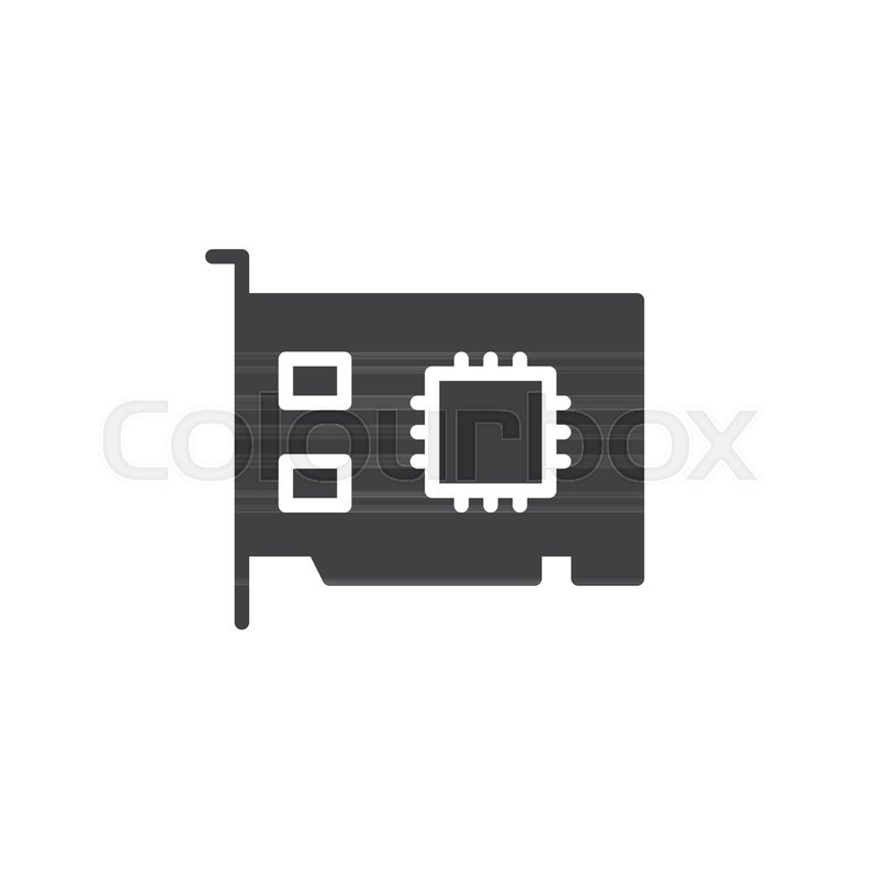 800x800 Networking Card Icon Vector, Filled Stock Vector Colourbox