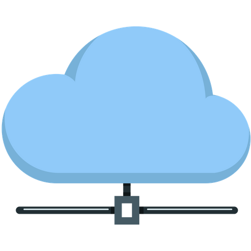 Network Cloud Icon Of Flat Style 512x512 Network Cloud Icon Of Flat Style