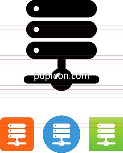 Server Network Connection Icon 400x497 Server Network Connection Icon