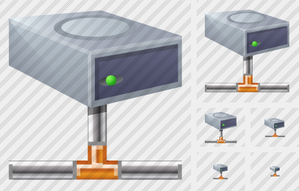 432x276 Network Drive Icon Realistic Professional Stock Icon And Free