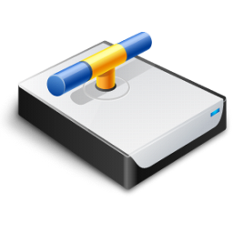 256x256 Network Drive Connected Icon Pleasant Iconset Harwen