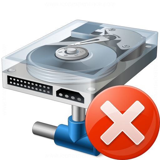 512x512 Iconexperience V Collection Hard Drive Network Error Icon