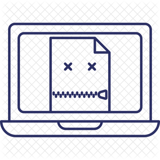 512x512 Network Error Icon Of Line Style