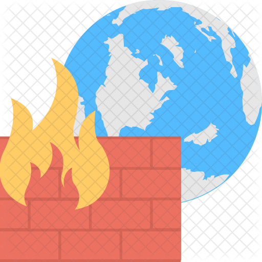 512x512 Network Firewall Icon Of Flat Style