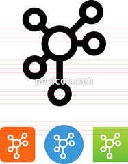 187x240 Vector Network Hub Icon