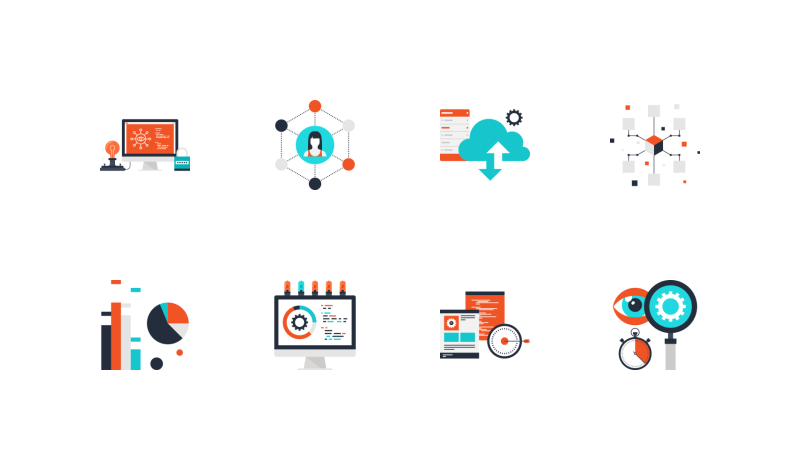 800x470 Network And Communication Icons