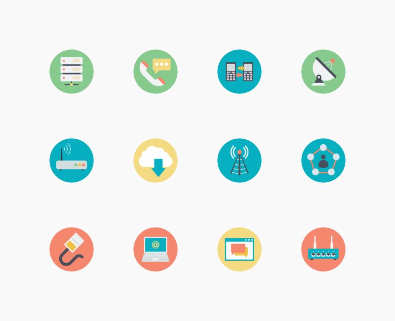 Network And Communication Icons 800x650 Network And Communication Icons