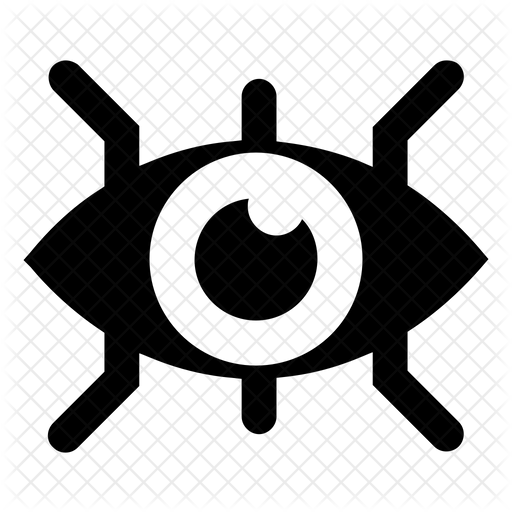 512x512 Network Monitoring Icon Of Glyph Style