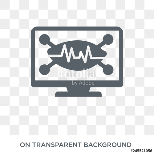 500x500 Network Monitoring Icon Trendy Flat Vector Network Monitoring