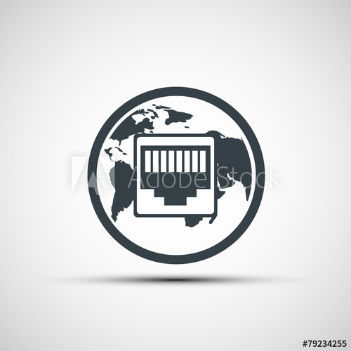 500x500 Vector Network Port Icon