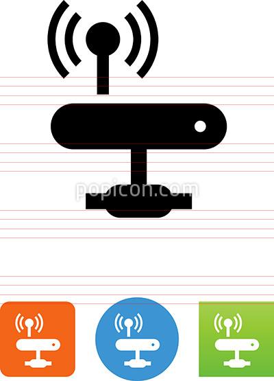 400x555 Modem Router Connected To Network Icon