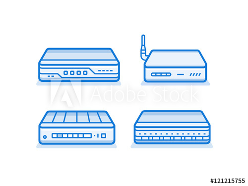 500x375 Network Router Icons