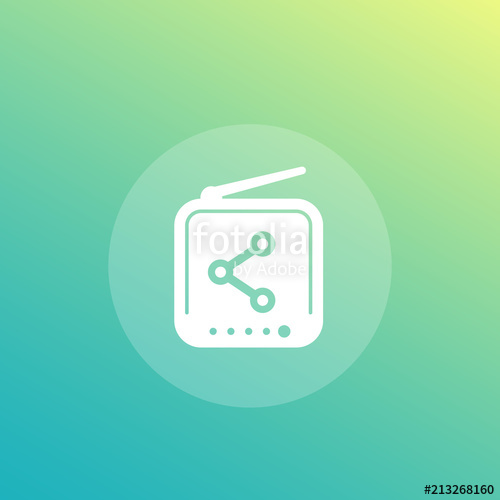 500x500 Router Icon, Shared Network Stock Image And Royalty Free Vector