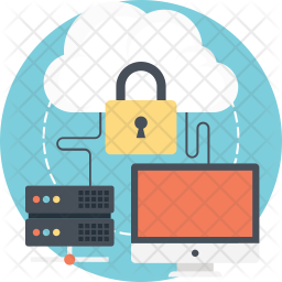 256x256 Network Security Icon Of Flat Style