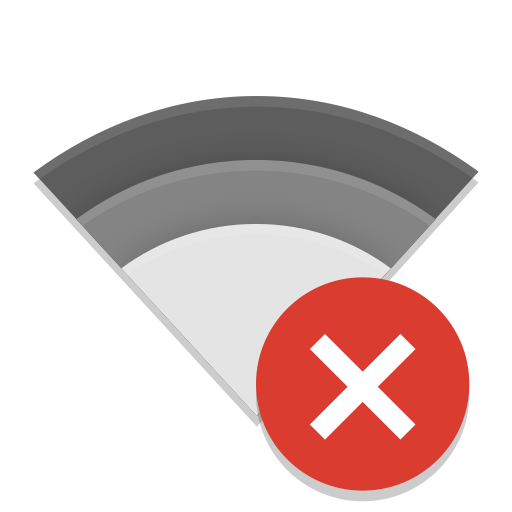 512x512 Notification Network Wireless Disconnected Icon Papirus Status
