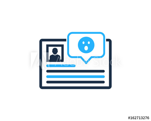 500x400 Surprised Status Social Network Icon Logo Design Element