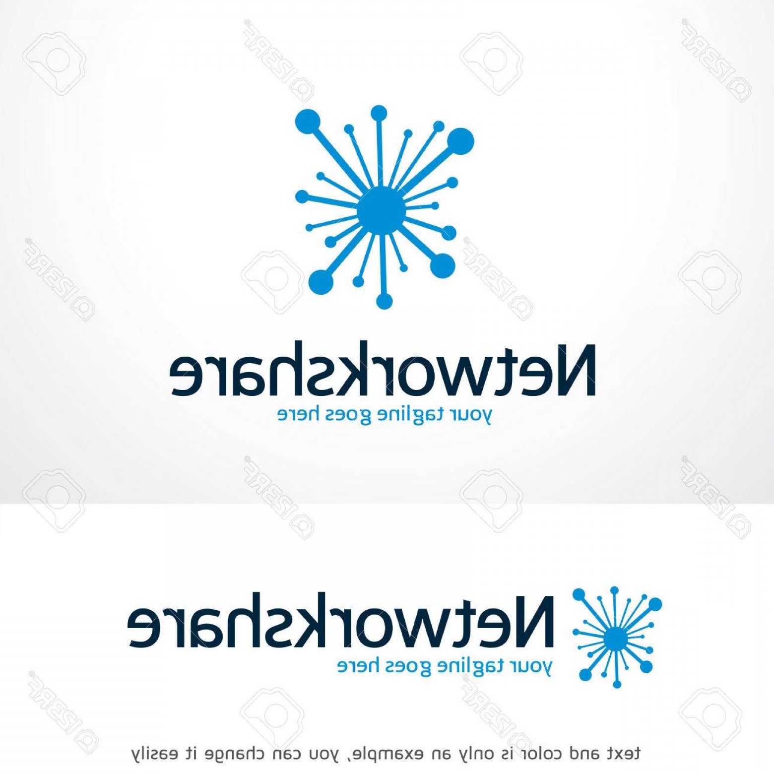 1560x1560 Photostock Vector Network Share Logo Template Design Vector Emblem