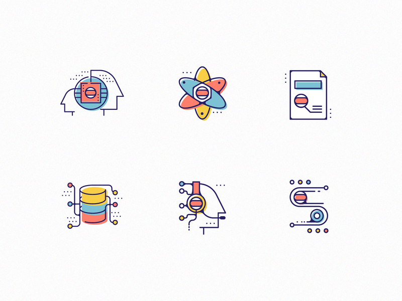 800x600 Neural Network Icons