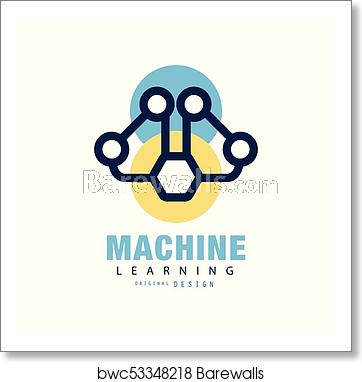 362x382 Abstract Logo Design Of Machine Learning Concept Of Neural