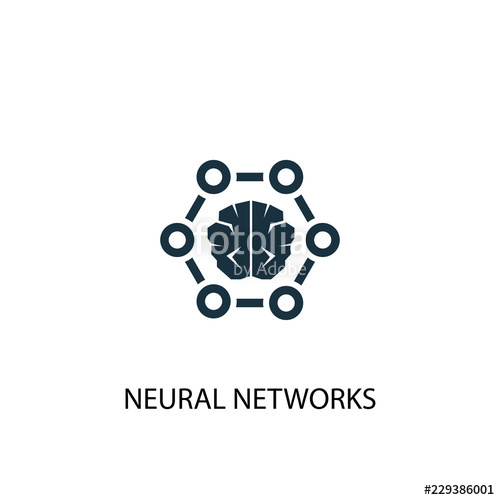 500x500 Neural Networks Icon Simple Element Illustration Neural Networks