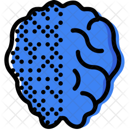 256x256 Left, Brain, Activity, Neurology Icon Of Colored Outline Style