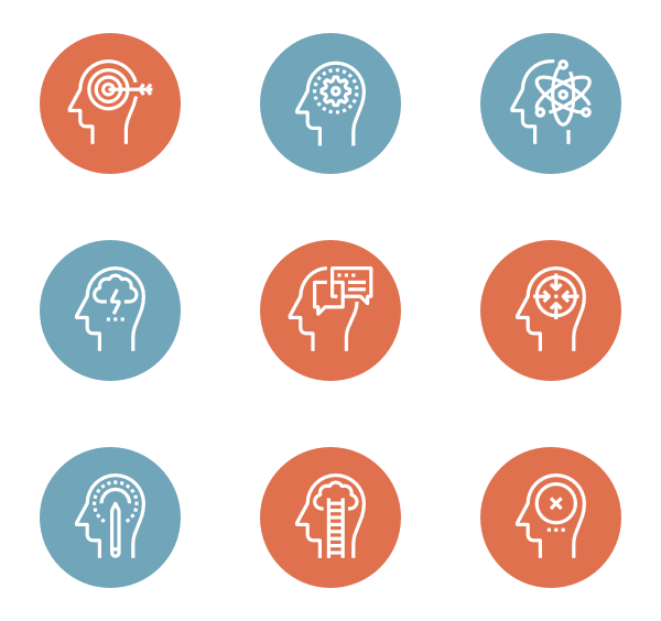 600x564 Neurology Icons