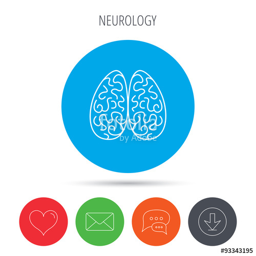 500x500 Neurology Icon Human Brain Sign Stock Image And Royalty Free
