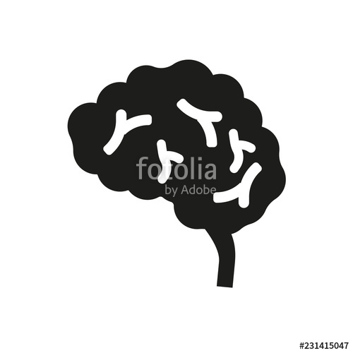 500x500 Neurology Icon Trendy Neurology Logo Concept On White Background