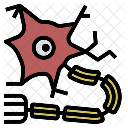 256x256 Neuron Icon Of Colored Outline Style