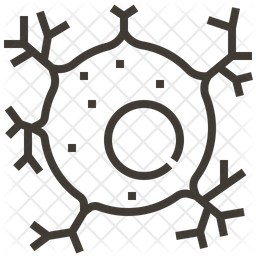 256x256 Neuron Icon Of Line Style