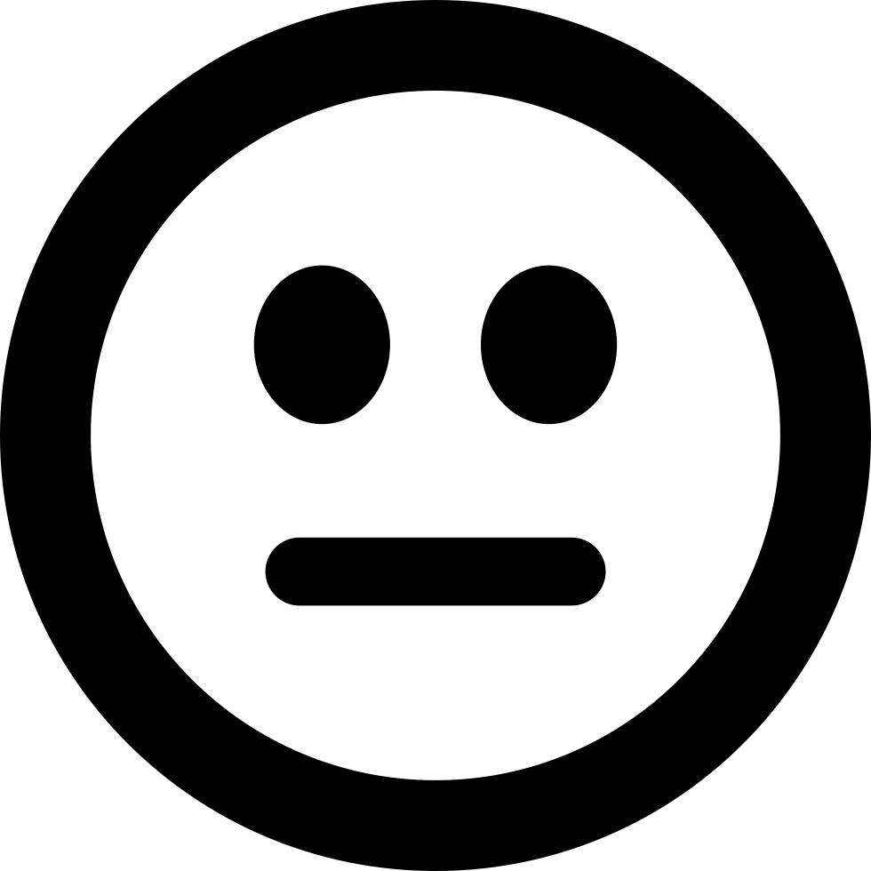 980x980 Emoji Neutral Png Icon Free Download