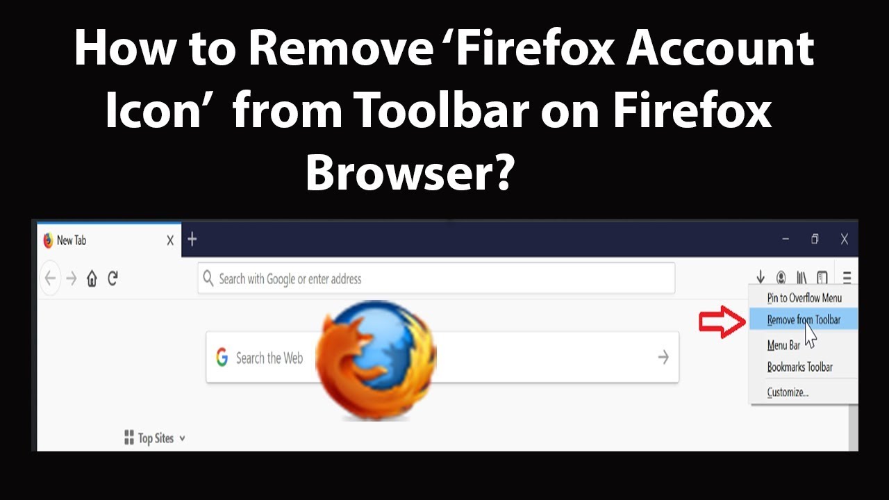1280x720 How To Remove Firefox Account Icon From Toolbar On Firefox Browser