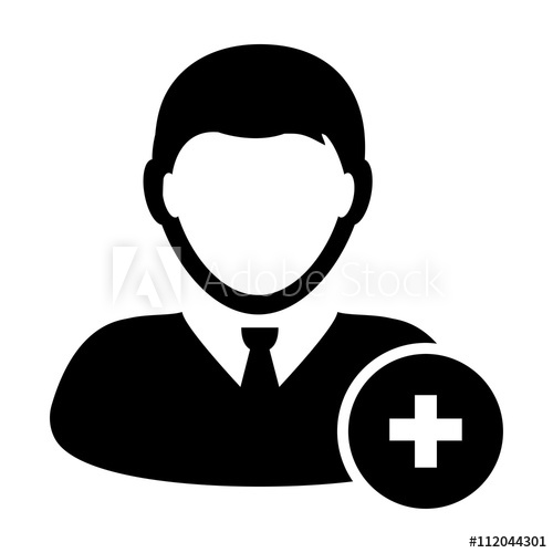 500x500 User Icon, Add, New, Account, Profile Vector Illustration