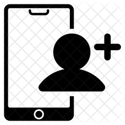 256x256 Add New User Account Icon Of Glyph Style