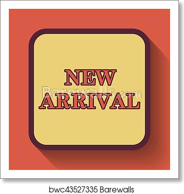 362x382 New Arrival Icon, Art Print Barewalls Posters Prints