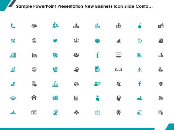 560x420 Sample Powerpoint Presentation New Business Icon Slide Contd