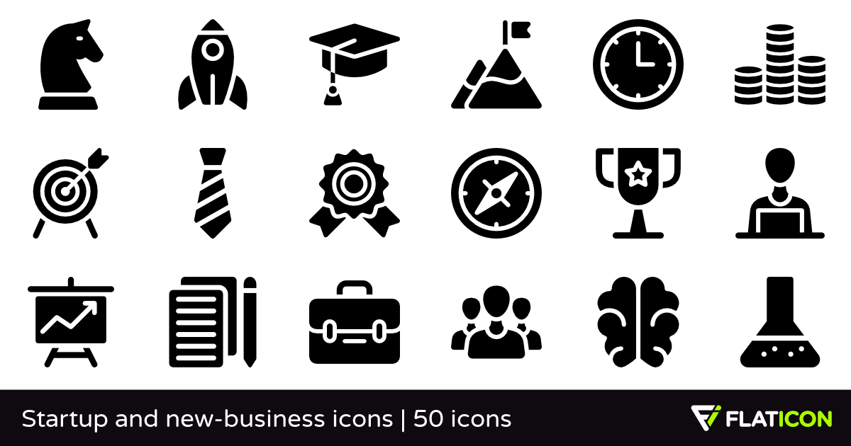 1200x630 Startup And New Business Icons Free Icons