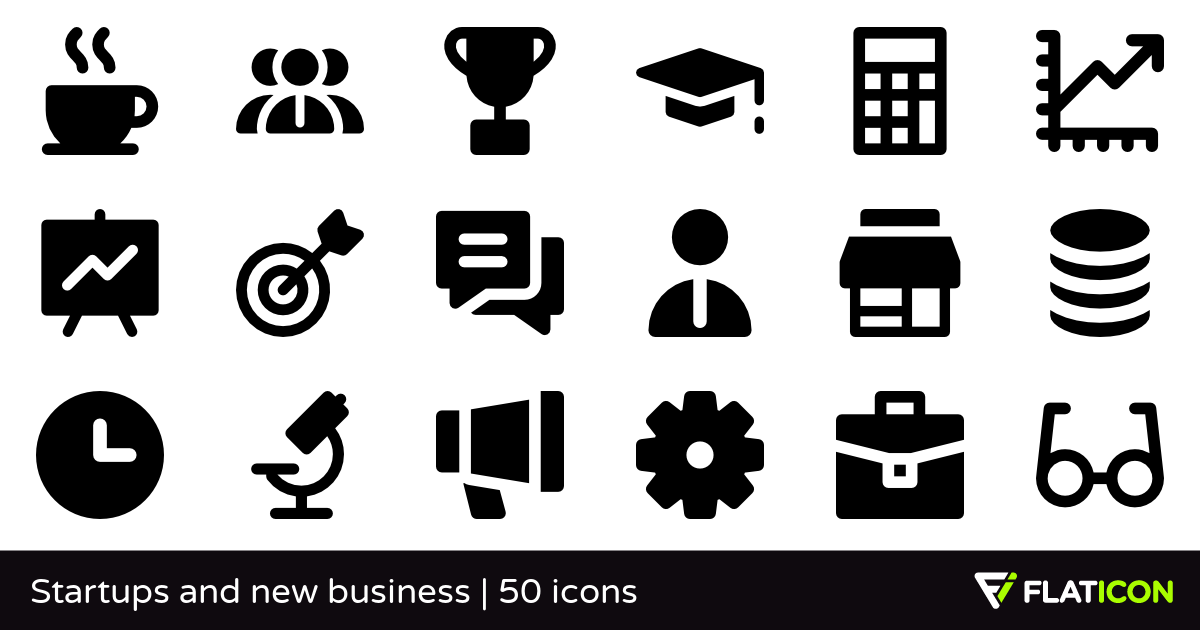 1200x630 Startups And New Business Free Icons