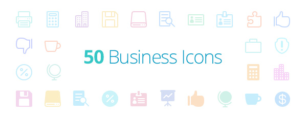 600x232 The Elegant Icon Font Just Got Better, With New Business Icons